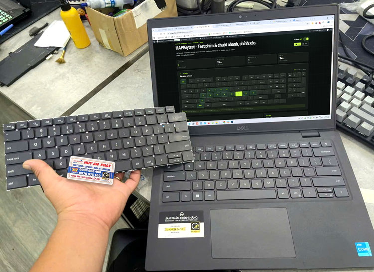 Phím Laptop Dell Vostro 3546 Latitude 3550 3570 3580 LED 8 Sửa Thay Bàn Phím Laptop Dell zin