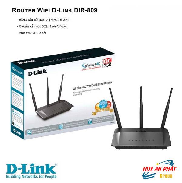 Bộ Phát Sóng Wifi D-Link DIR-816L AC-750