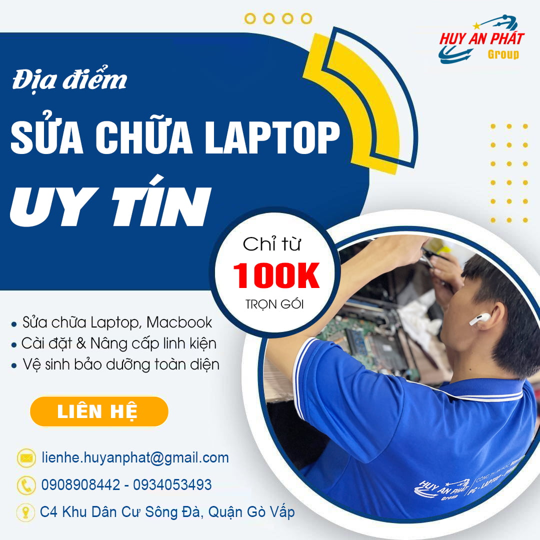 Công Ty Sửa Laptop TpHCM - Huy An Phát