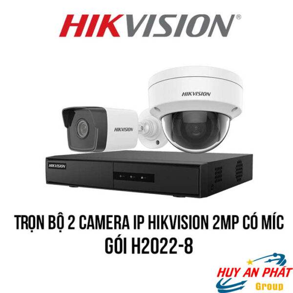 2 camera 2mp ip hikvision co mic