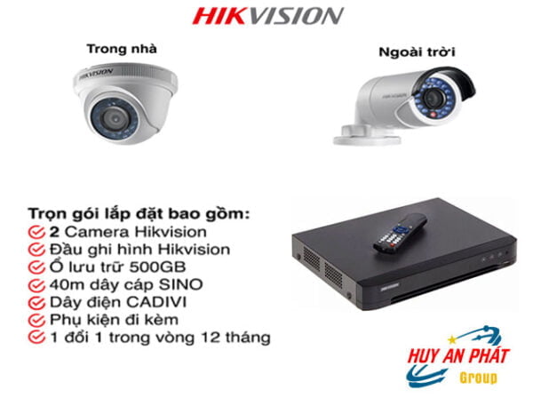 2 camera analog hd hikvision 2mp 2