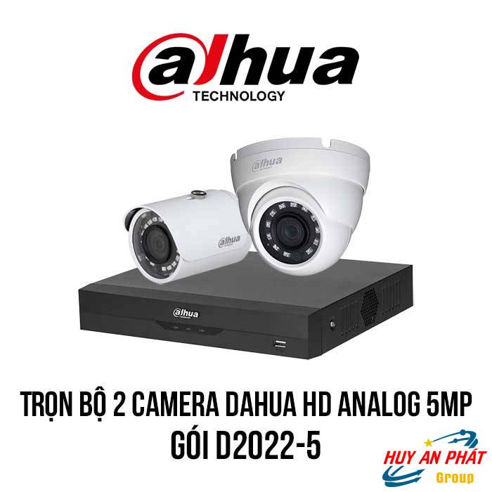 Lắp Đặt Trọn Bộ 2 Camera DAHUA HD Analog 5MP