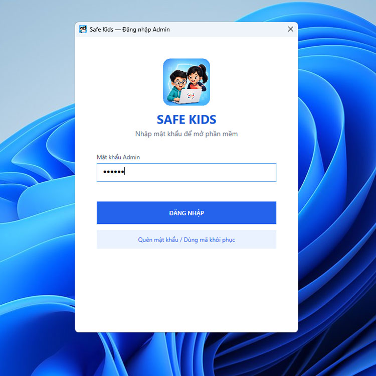 HAP SAFE KIDS: Phần Mềm Quản Lý Trẻ Em Trên Máy Tính Free 14 SafeKids Kiểm soát với mật khẩu