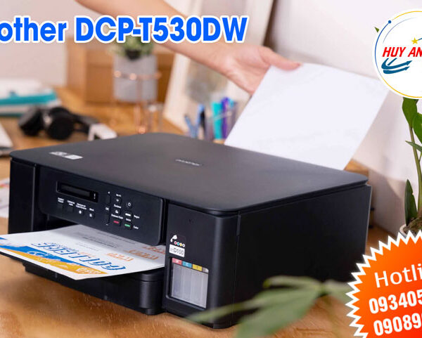 Máy in Màu Brother DCP-T530DW A4 A5 In Copy Scan 2 mặt WIFI 7 Máy in phun màu Brother DCP-T530DW đa chức năng