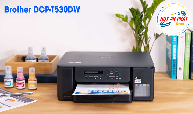 Máy in Màu Brother DCP-T530DW A4 A5 In Copy Scan 2 mặt WIFI 11 Máy in Brother DCP-T530DW chính hãng