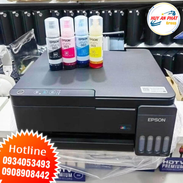 Máy in Phun Màu Epson L3310 A4/ A5/ In/ Copy/ Scan Đa Năng 7 Máy in phun màu Epson L3310 giá rẻ