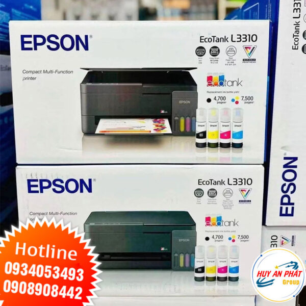 Máy in Phun Màu Epson L3310 A4/ A5/ In/ Copy/ Scan Đa Năng 9 Bán Máy in Epson L3310 Chính hãng