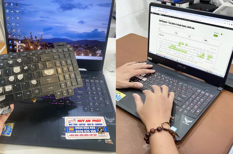 Thay bàn phím Laptop Asus Gaming